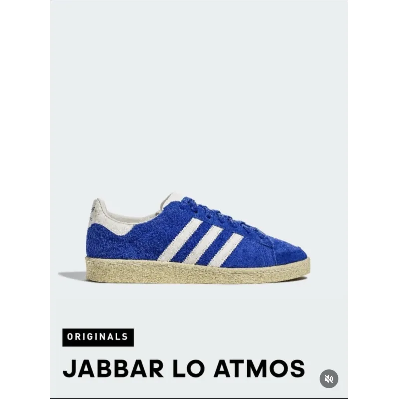 Jabbar Lo Atmos Sneakers – Blue and White Low-Top Casual Shoes