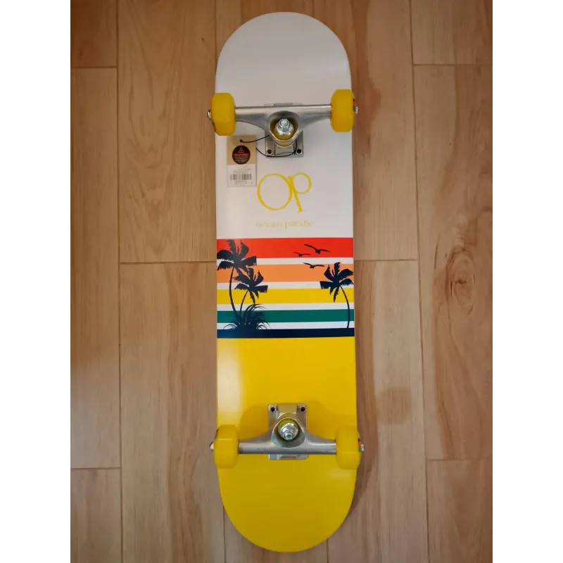 Ocean Pacific Sunset Park/Street Complete – Yellow/White 7.75”