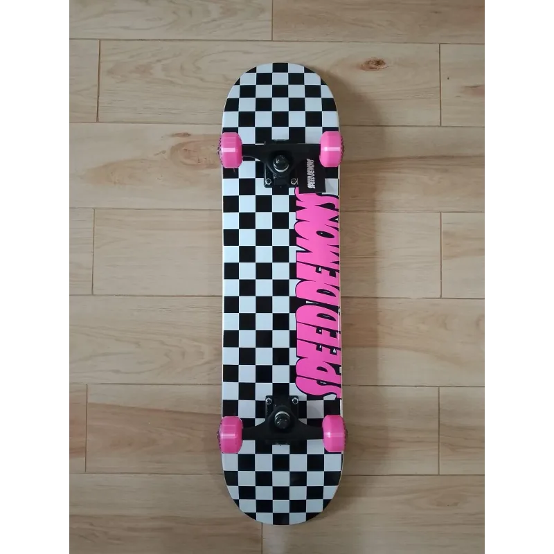Speed Demons Checkers Complete – Black/Pink 8”