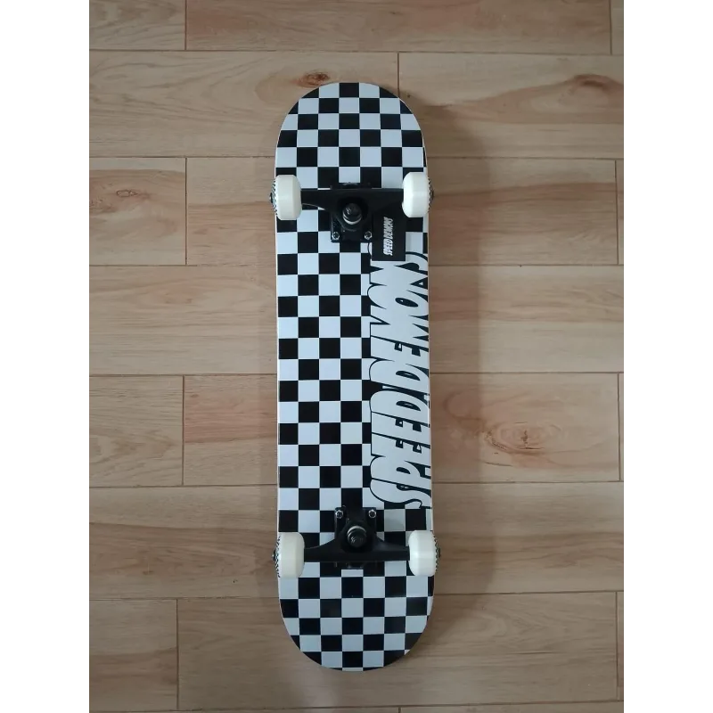 Speed Demons Checkers Complete – Black/White 8” Speed Demons Checkers Complete – Black/White 8”