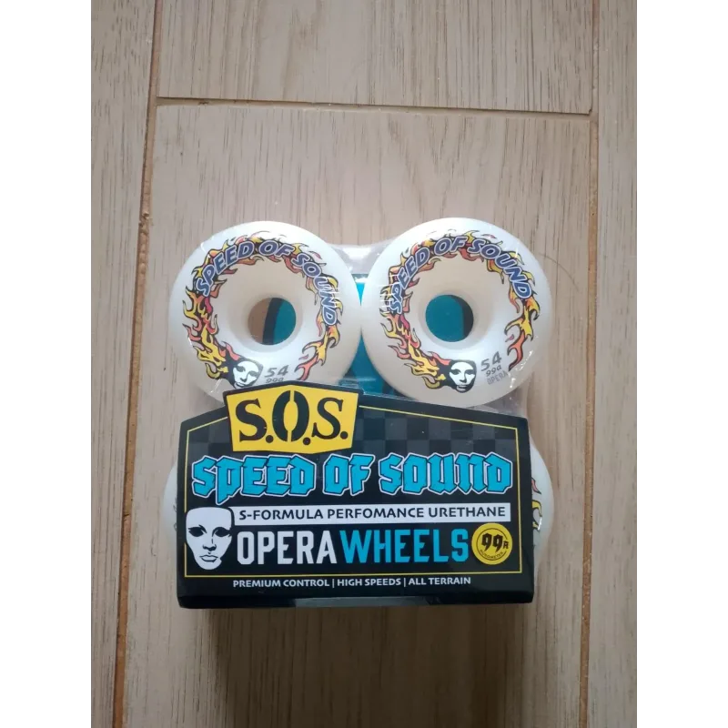 Opera SOS Mezzo Hardline Conical Wheels – White 54mm 101A Opera SOS Mezzo Hardline Conical Wheels – White 54mm 101A
